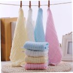 Beatifufu 5pcs Baby Towel Infant Washcloth Baby Saliva Towel Infant Face Towels Babywipes Baby Bath Towels Kids Bath Towels Baby Facial Towels Newborn Facial Towels Cotton Baby Facial Towels - Image 5